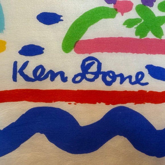 Ken Done 1985 100% Silk Scarf 🇦🇺 🇯🇵| Sydney Harbour Opera House Print - Picture 7 of 10